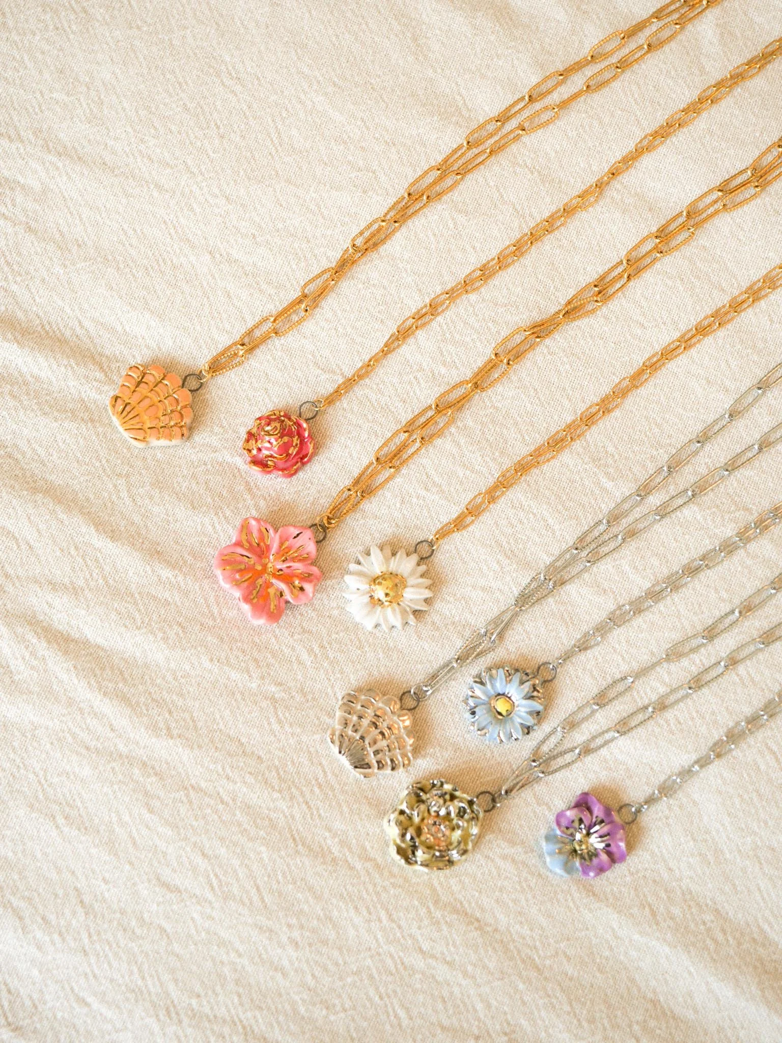 Collier Coquillage Doré – Image 6