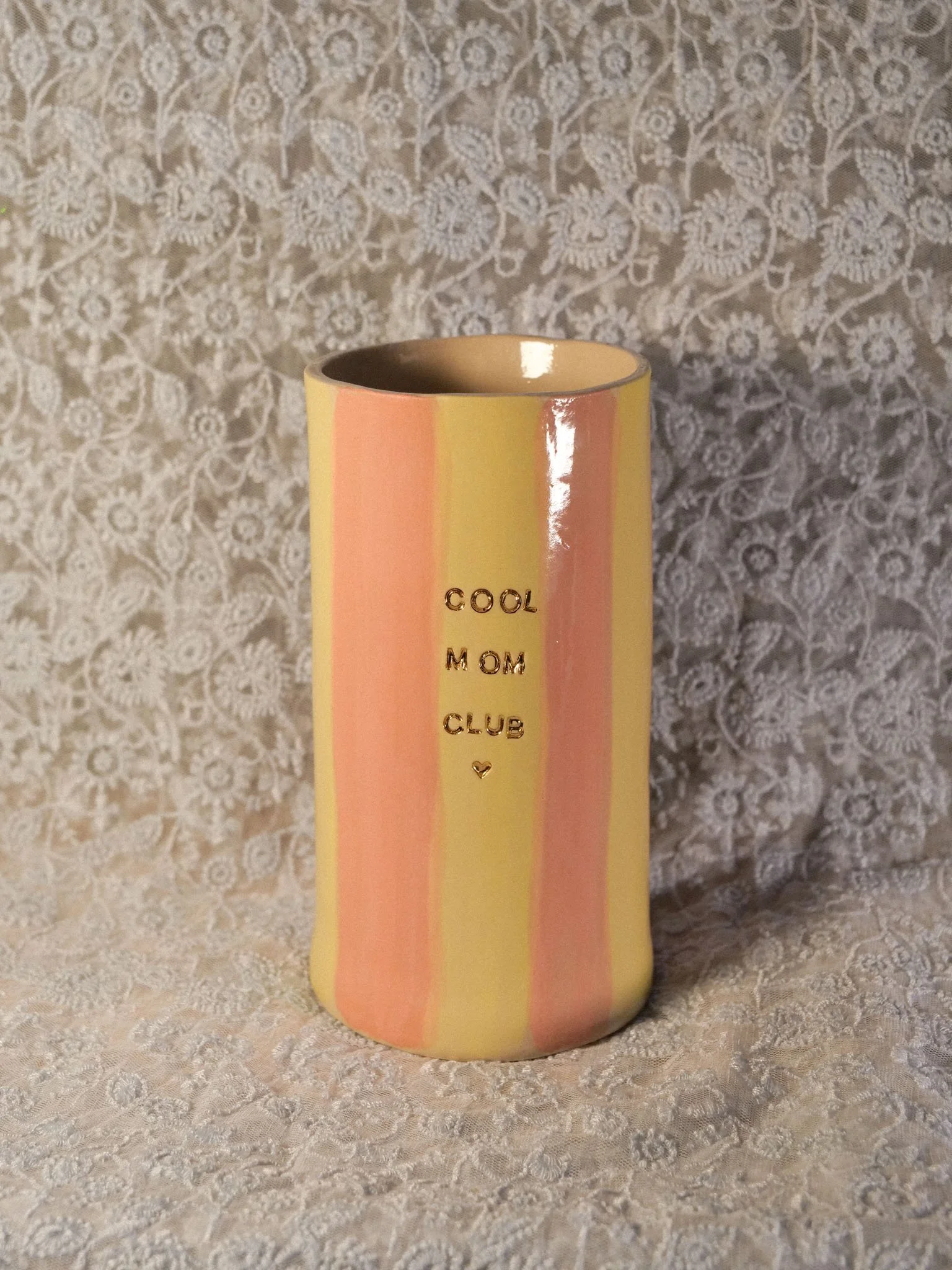 Vase Retour De Plage Jaune