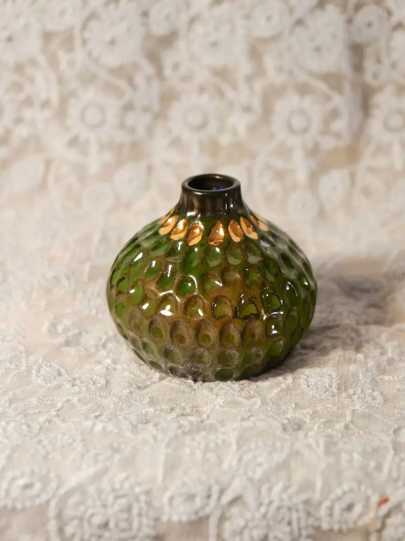Mini vase vert