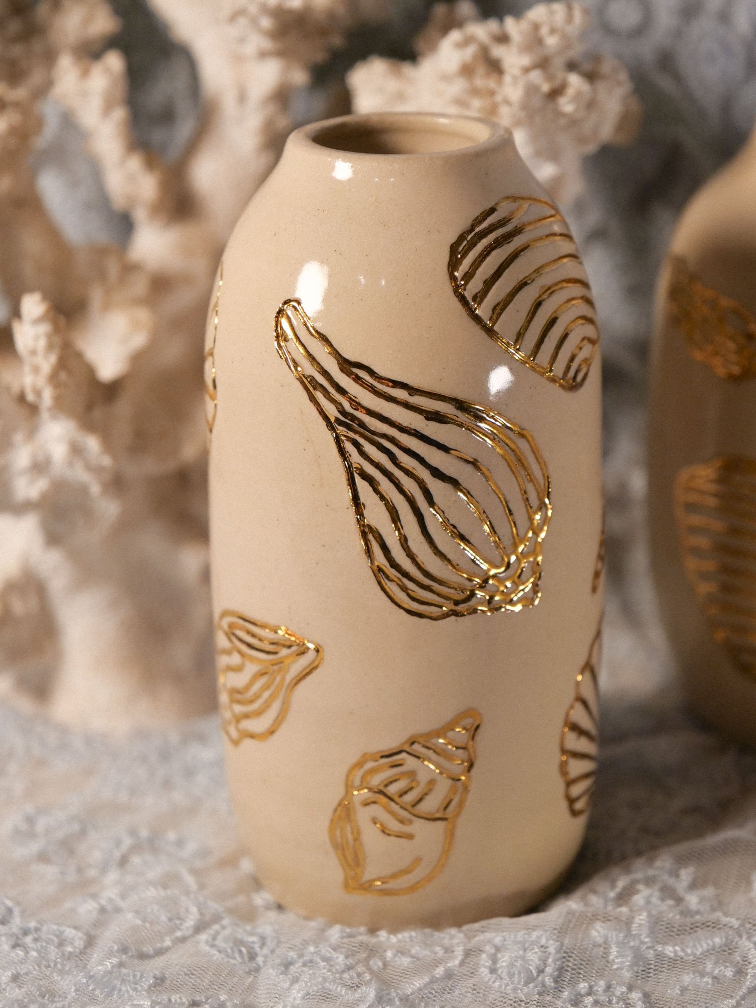 Petit vase golden shell – Image 8