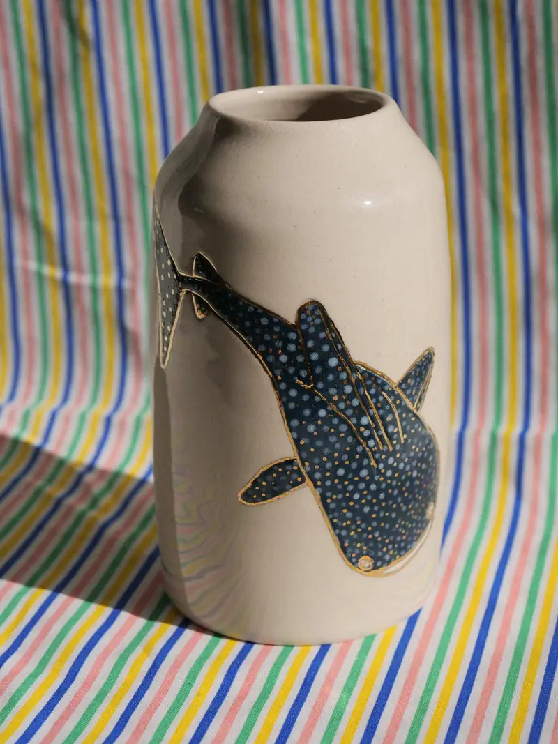 Petit vase Requin Baleine